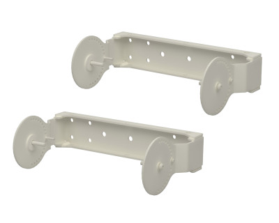 Horizontal Bracket for Compact M05 WHITE [H-BR 004 W] PAIR