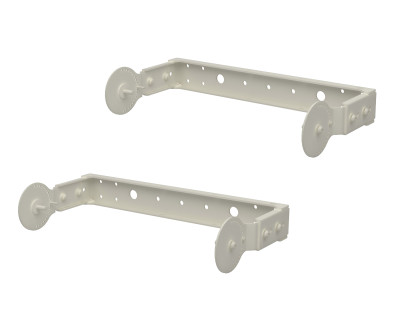 Horizontal Bracket for Compact M10 WHITE [H-BR 007 W] PAIR