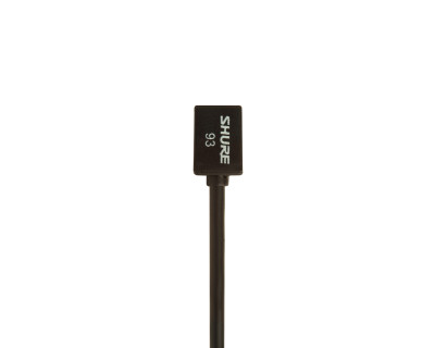 WL93 Omnidirectional Condenser Mini Lav Mic 4ft Cable TQG Black