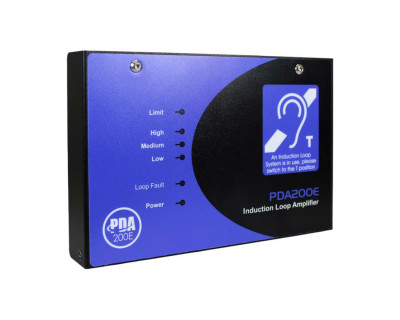 PDA200E Wall Mounted Hearing Loop Amplifier 100V-Line