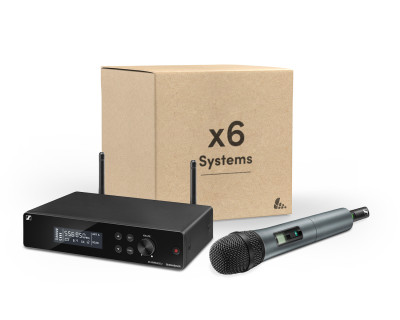 XSW2-835 **6 PACK** E Handheld Mic System with E835 CH70