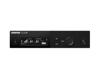SLXD4 Wireless Half-Rack Receiver K59 606-650 MHz CH38