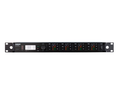 ULXD4Q Quad Digital Wireless Rackmount Dante Receiver 1U K51 CH38