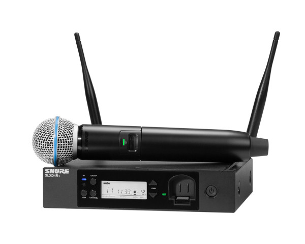 Shure GLXD24R+/B58 Wireless Handheld Rackmount System GLXD2+/B58 Z4 - Main Image