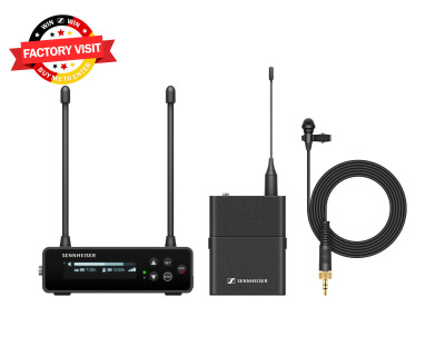 EW-DP ME2 SET Portable Wireless Lapel Mic System (Y1-3) 1.8GHz