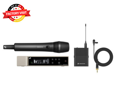 EW-D ME2/835-S Wireless Lapel and Handheld Mic System(Y1-3)1.8GHz