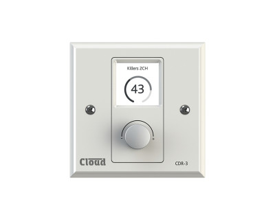CDR-3W Ethernet Digital Wall Plate Controller for CXA White