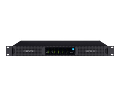 D 20:4L 4-Channel High-Powered Amplifier 4x500W DSP + Dante 1U