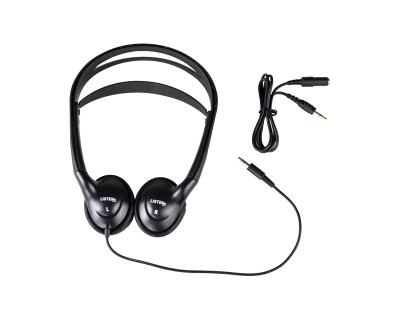 LA-402 Universal Stereo Headphones Male 3.5mm TRS