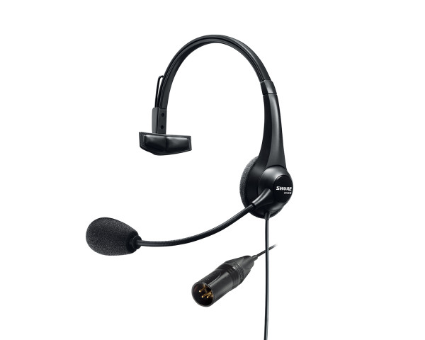 Shure BRH31M-NXLR4M Single-Sided Broadcast Headset 4-Pin XLR Male - Main Image