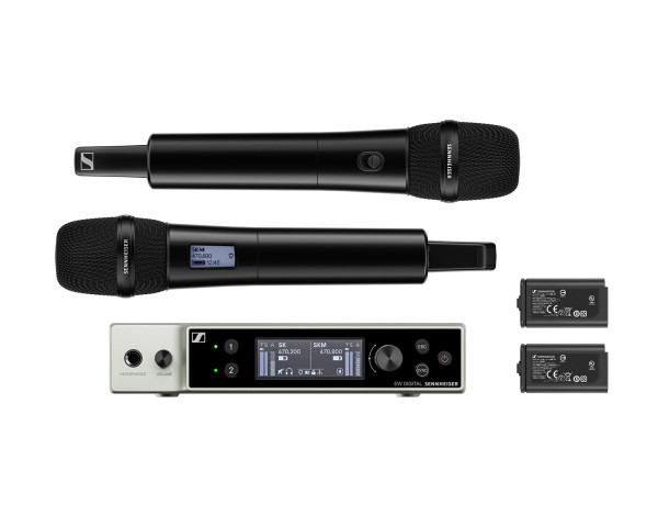 Sennheiser EW-DX 835-S SET DUAL Wireless Handheld Mic System (U1/5) CH70 - Main Image