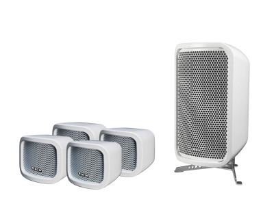 System Package A 1 x Cyclone 208i / 4 x Cyclone 4 White