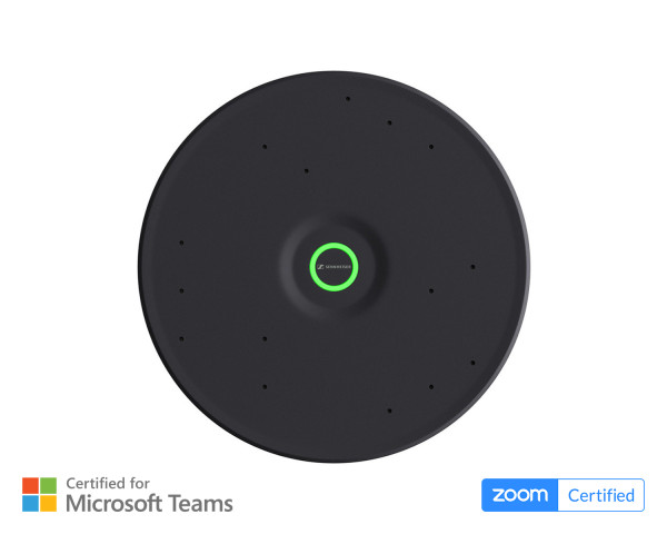 Sennheiser TCC M-F-B TeamConnect Medium Flush Ceiling Mic 40m² Black - Main Image