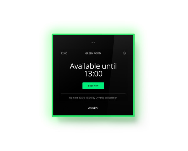 Biamp Evoko Naso Room Booking System for Co-Working Meeting Rooms - Main Image
