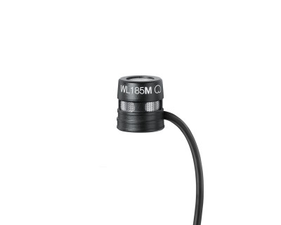 WL185M Cardioid Condenser Lavalier Microphone LM3 Black