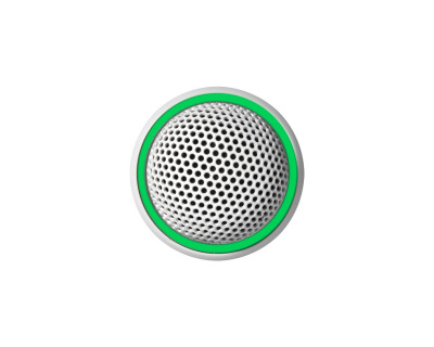 MX395W/O-LED Microflex Omnidirectional Button Boundary Mic+LED Wh