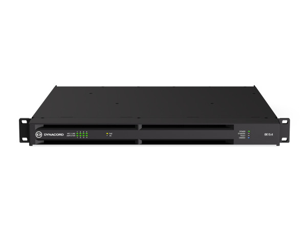 Dynacord IX15:4 Networked DSP Power Amp 4x375W @ 4Ω Dante 1U - Main Image