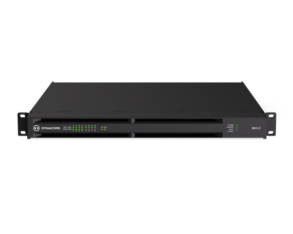 Dynacord IX60:8 Networked DSP Power Amp 8x600W @ 4Ω Dante 1U - Main Image