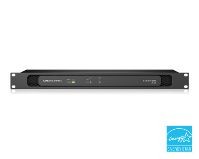E8:2 Energy Efficient Class-D Amplifier 2x400W 19" 1U