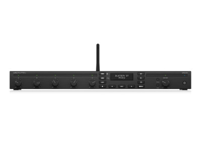 CPA1201 Commercial Mixer Amp 120W w/ 5 Inputs/Bluetooth/USB 1U