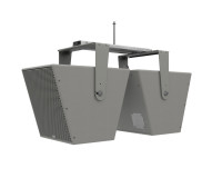 Biamp CCA-80D Grey 3-Way Dual 8 Horn Loaded Loudspeaker 100V - Image 2
