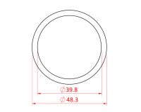 Doughty T2400301 Aluminium Barrel 48mm x 3.0metre (10ft) Black - Image 2