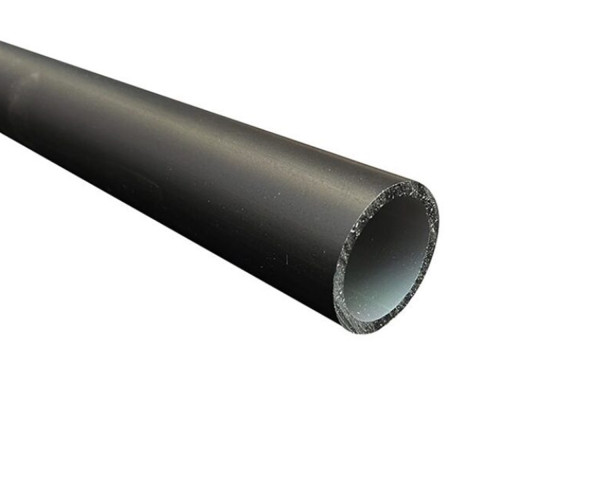 Doughty T2400001 Aluminium Barrel 48mm x 6.1metre (20ft) Black - Main Image
