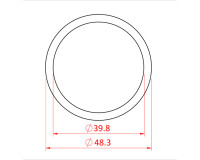 Doughty T24015 Aluminium Barrel Tube 1.5m Silver - Image 2