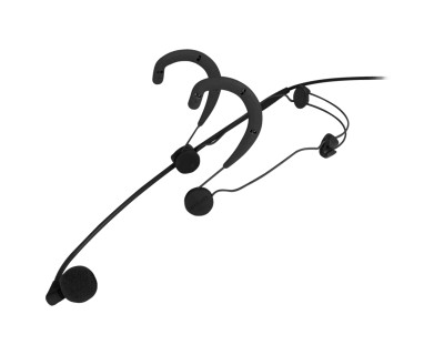 WBH54B Supercardioid Condenser Headset Microphone Black with TA4F