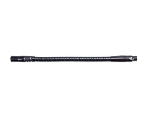 K&M 23035 Gooseneck XLR3 Male - XLR3 Female Black 350mm - Main Image