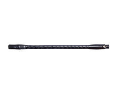23035 Gooseneck XLR3 Male - XLR3 Female Black 350mm