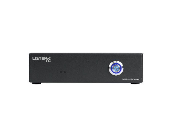 Listen Technologies LW-160-02-D ListenWIFI 2 Channel Wi-Fi Audio Server w/ Dante 1/2U - Main Image