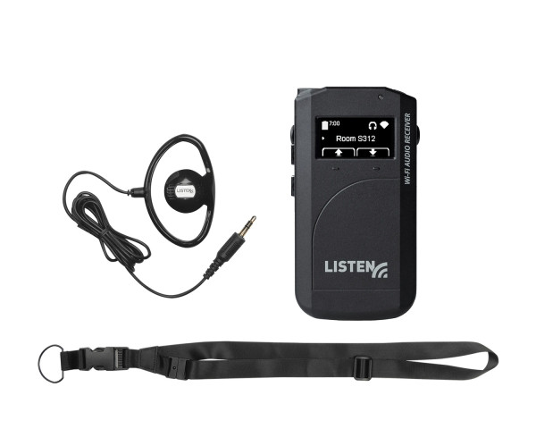 Listen Technologies LWR-1050-P1 ListenWIFI Wi-Fi Audio Receiver (Package 1) - Main Image