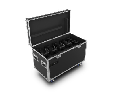 WELL Panel X X4 LED Panels 4x in Charging Flightcase IP65