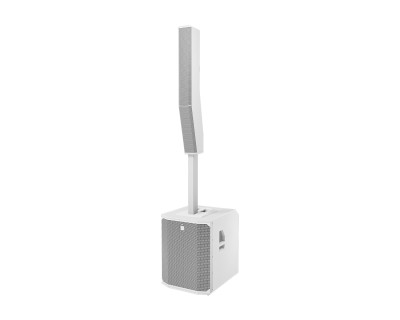 EVOLVE 90 WHITE Column Speaker System with DSP 18" Sub and BT