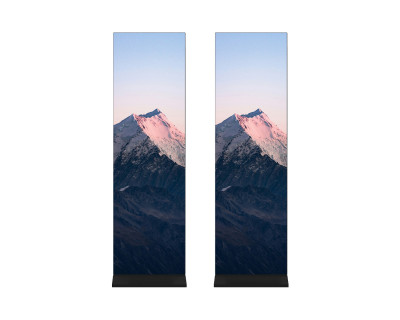 Theatrixx Totem 2.5mm LED Digital Poster PAIR in Flightcase