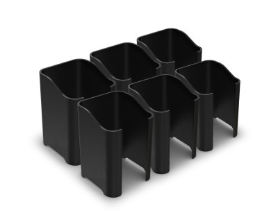 WELL Fit X Black Fixture Cover 6-Pack