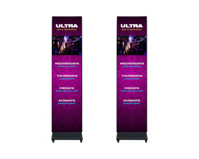 WMS2 Media System 2.6mm LED Video Display 2x Panels + Flightcase