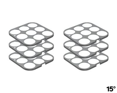 WELL Fit X Filter Pack 15° (6 Pack Filters & Frames)