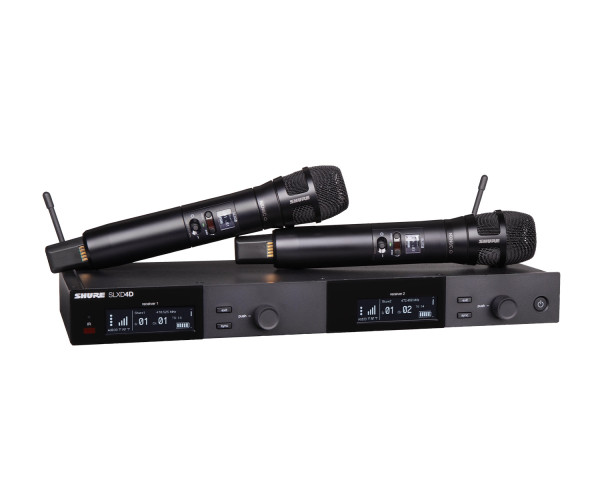 Shure SLXD24D/N8CB Dual Wireless Handheld System SLXD2/Nexadyne 8/C K59 - Main Image